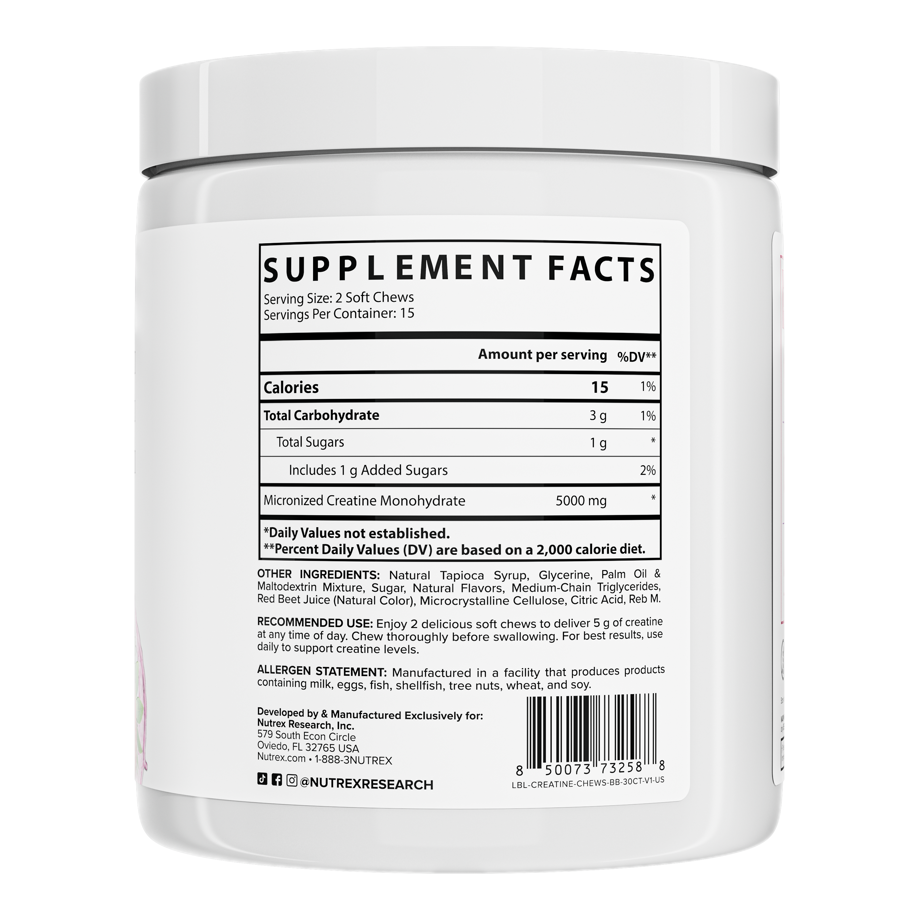 Creatine Soft Chews