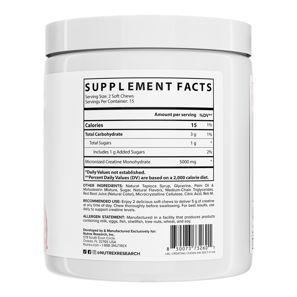 Creatine Soft Chews