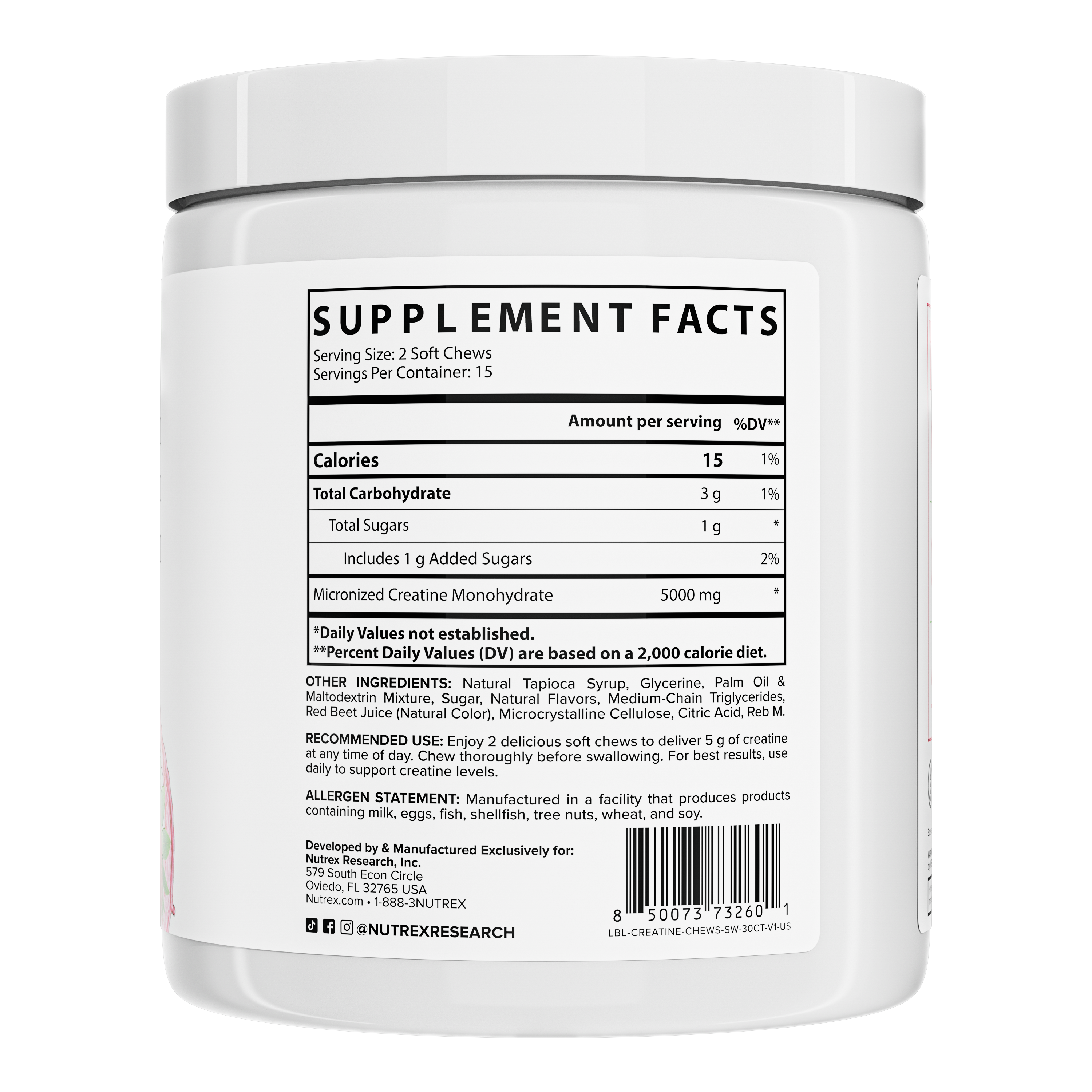 Creatine Soft Chews