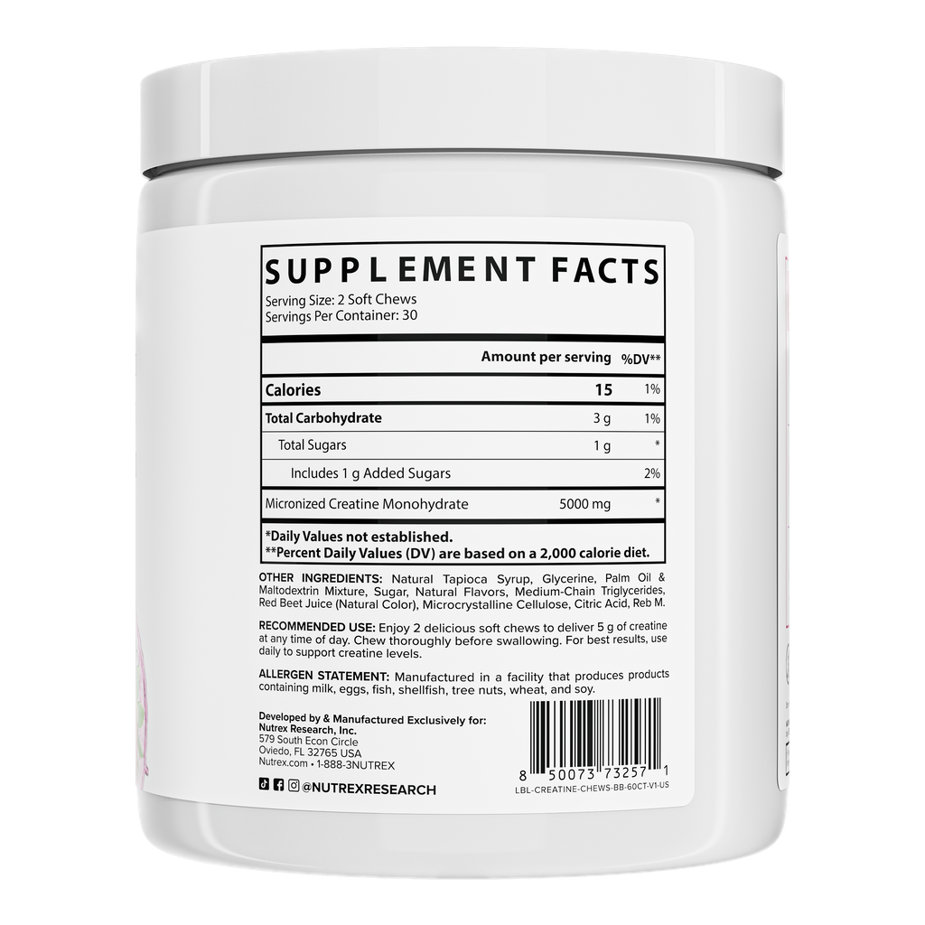 Creatine Soft Chews