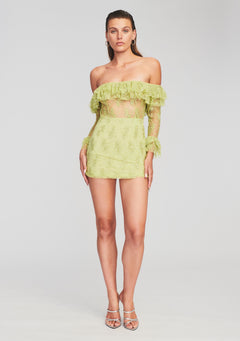 Castella Embellished Lace Dress