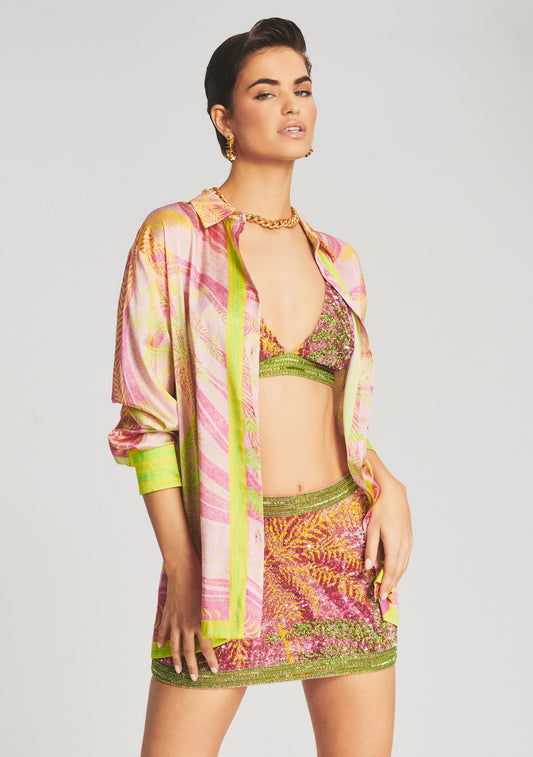 Pia Sequin Palm Bralette