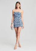 Cordelia Embellished Denim Dress