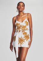 Claire Sequin Palm Dress