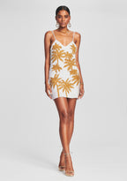Claire Sequin Palm Dress