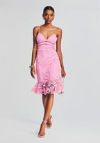 Eliza Lace Midi Dress