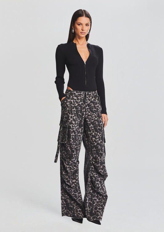 Geo Rib Knit Bodysuit