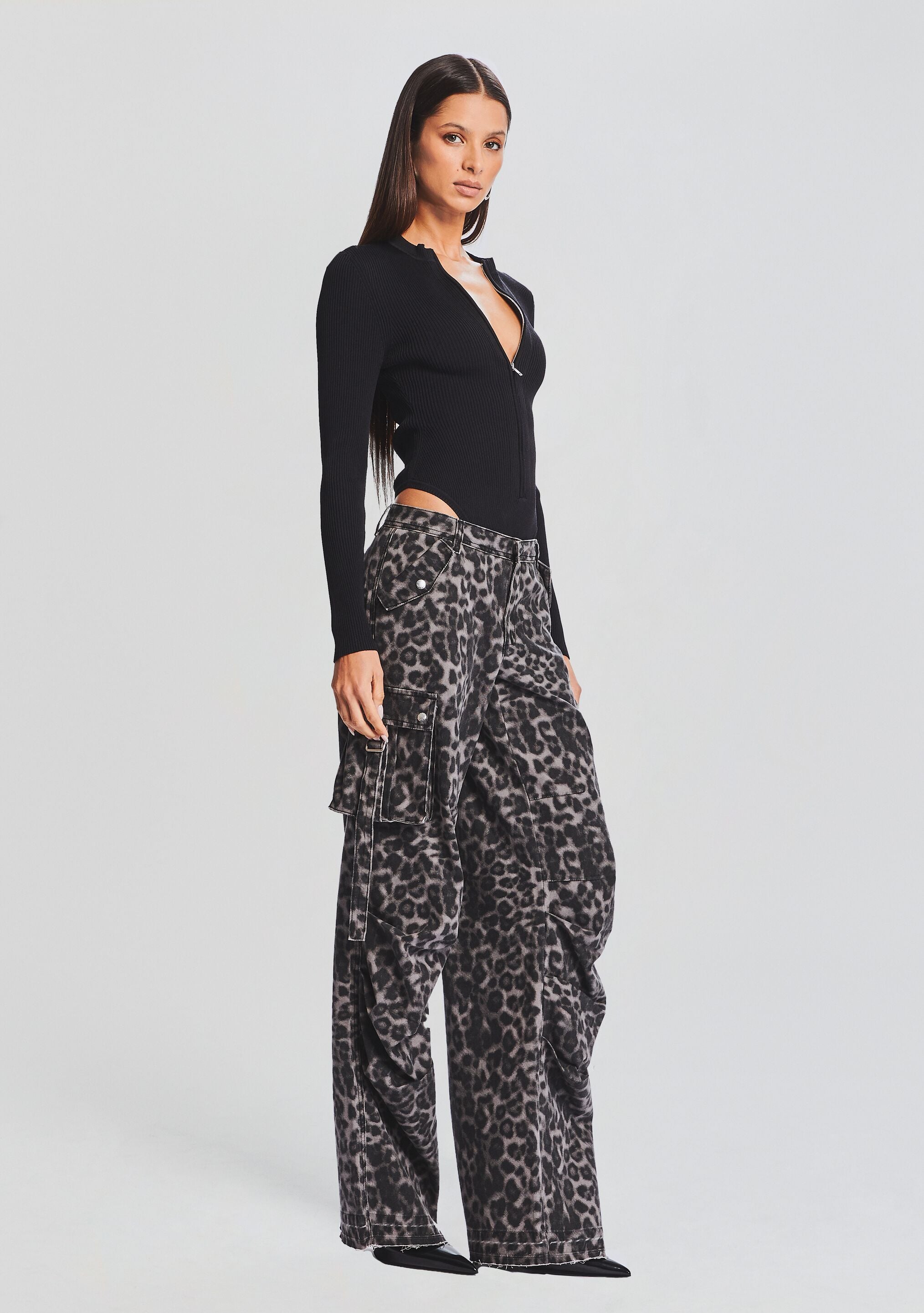 Geo Rib Knit Bodysuit