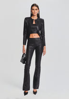 Evey Coated Knit Top