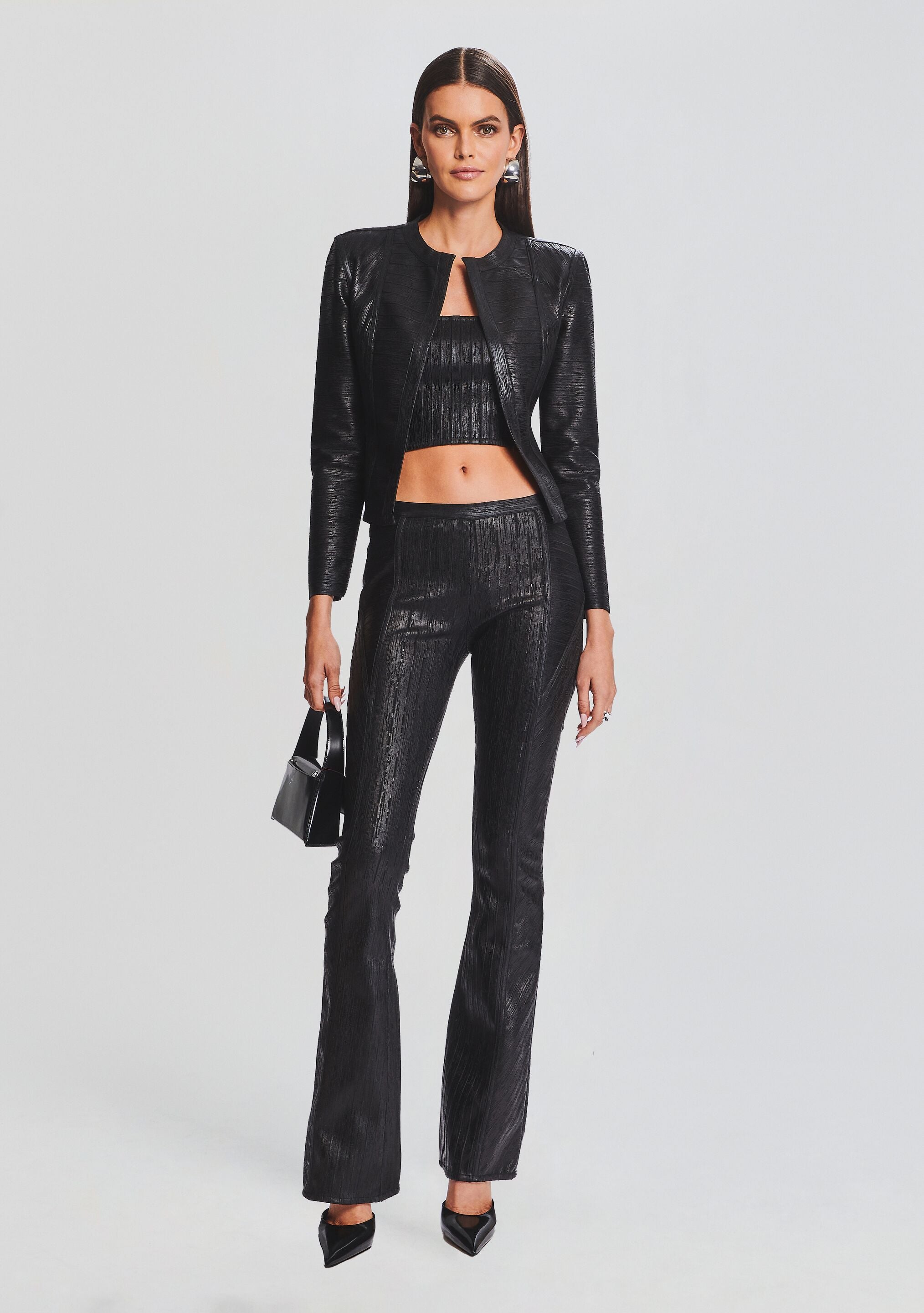 Evey Coated Knit Top