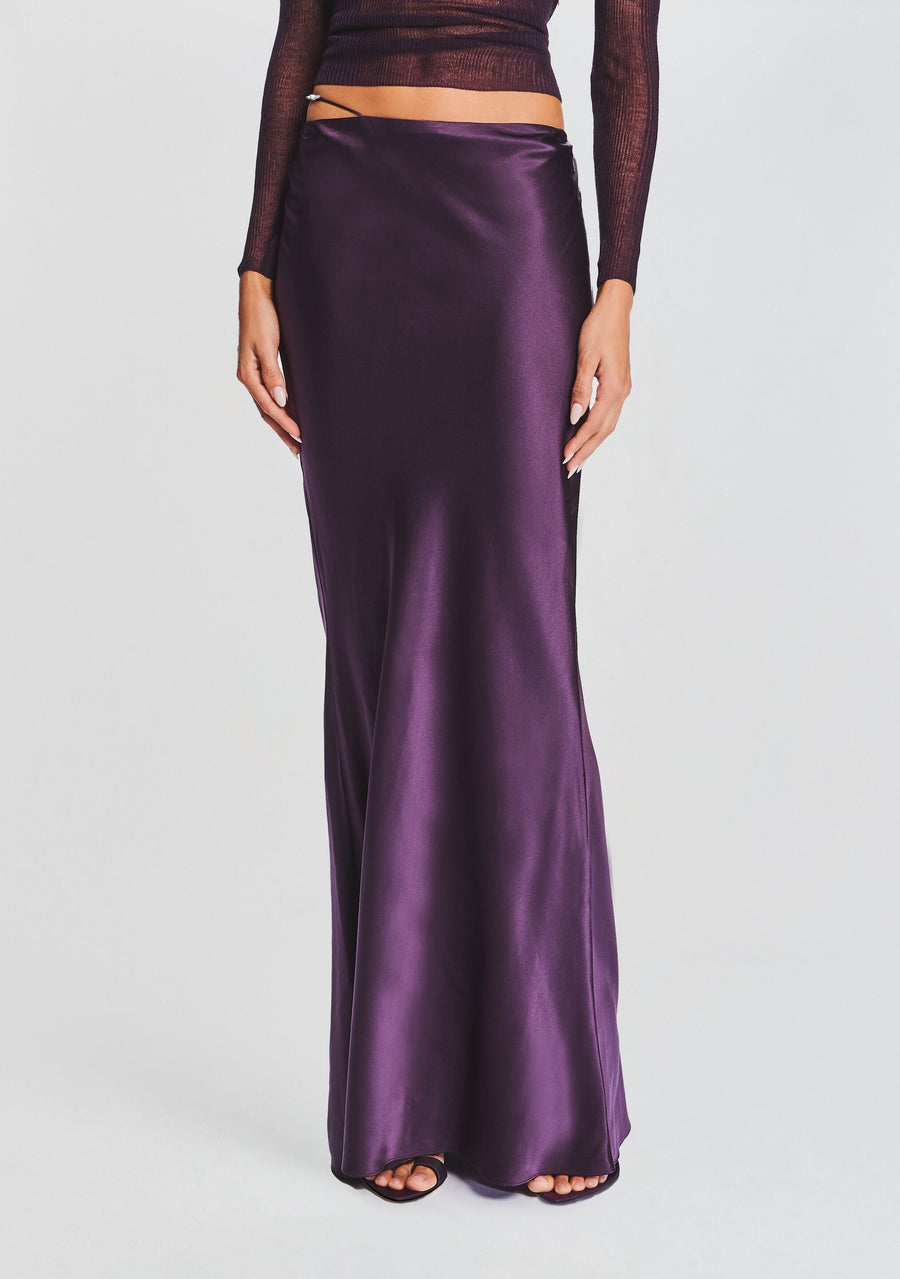 Silvana Silk Maxi Skirt