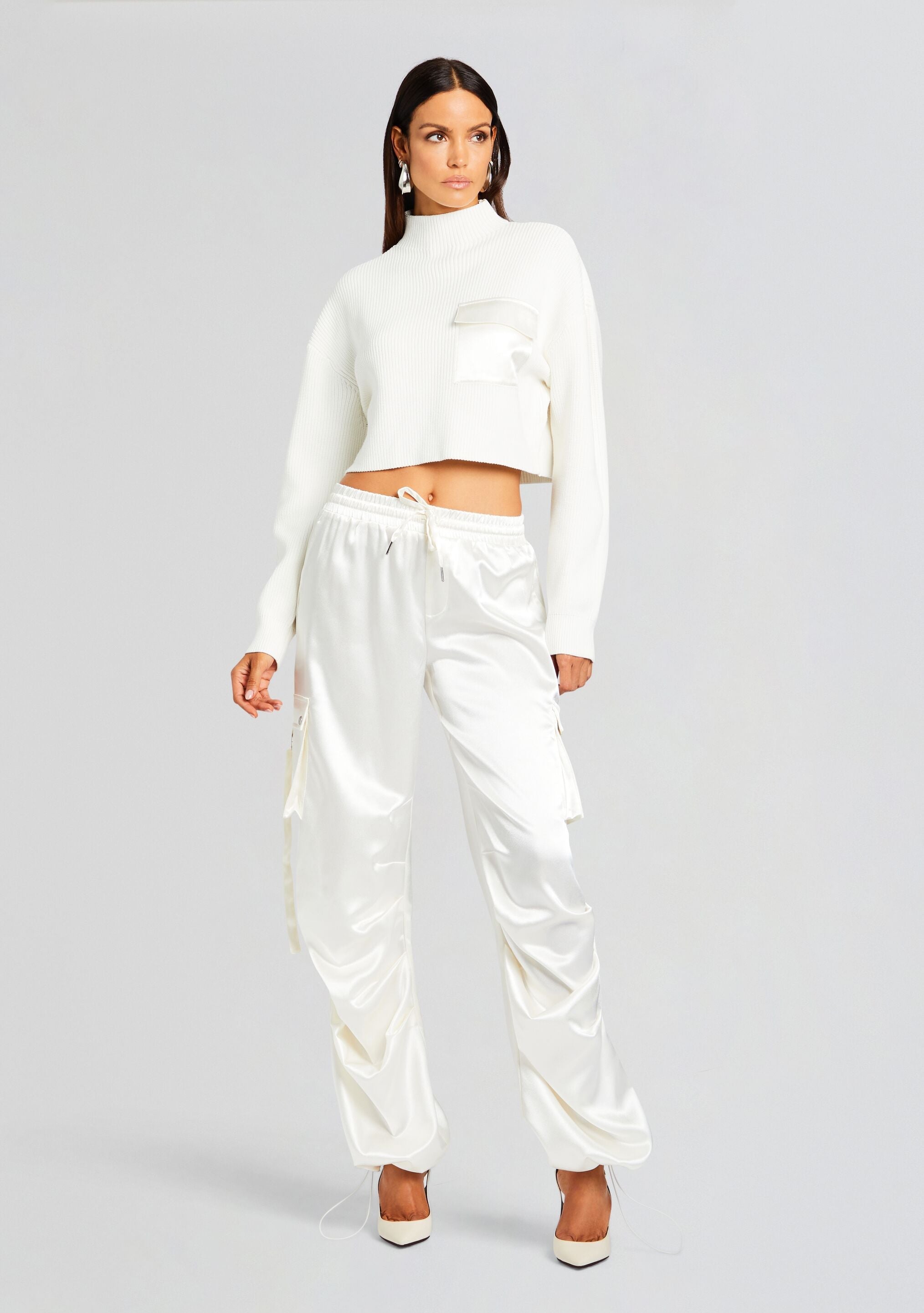 Donna Mid Cropped Sweater
