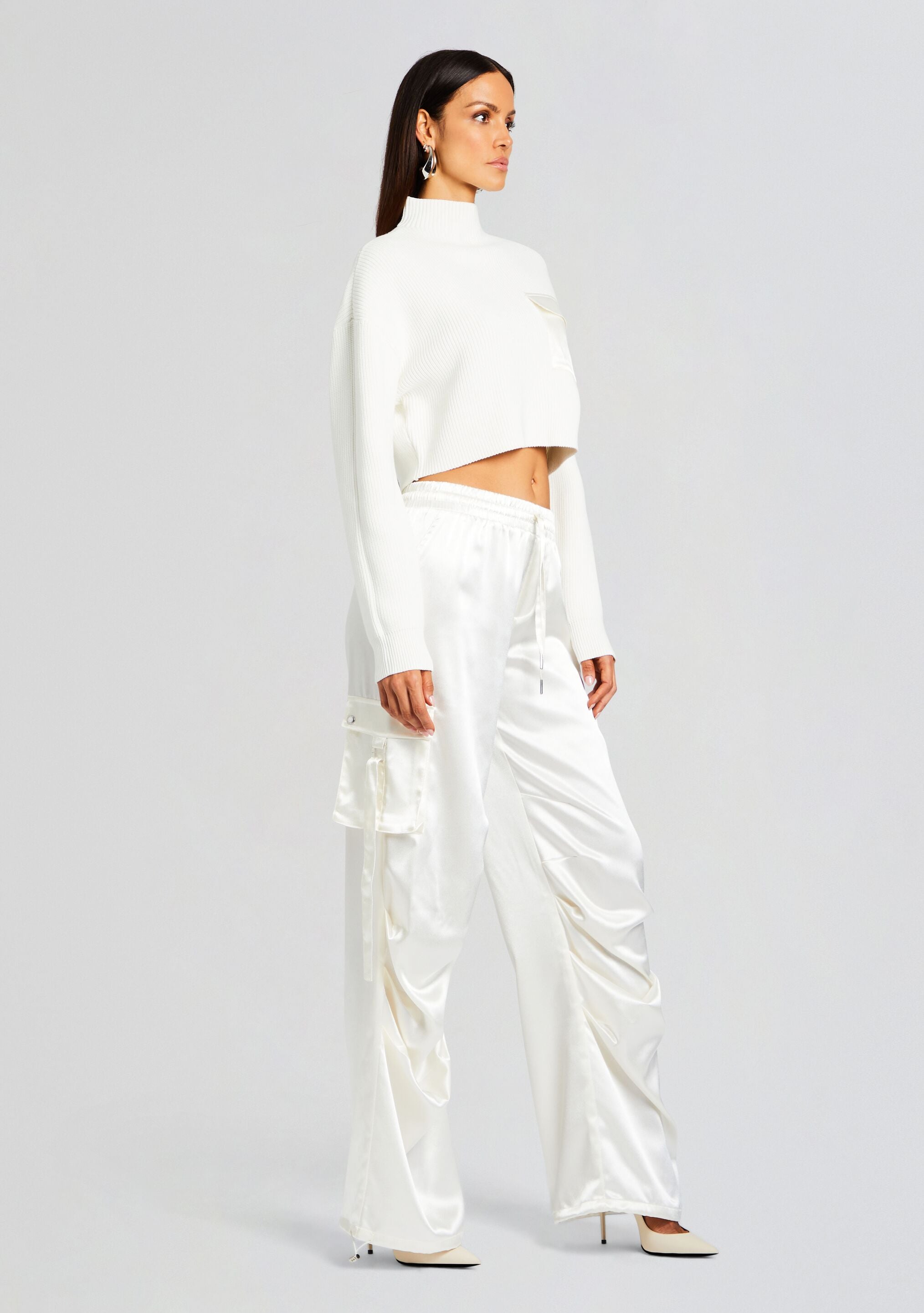Donna Mid Cropped Sweater