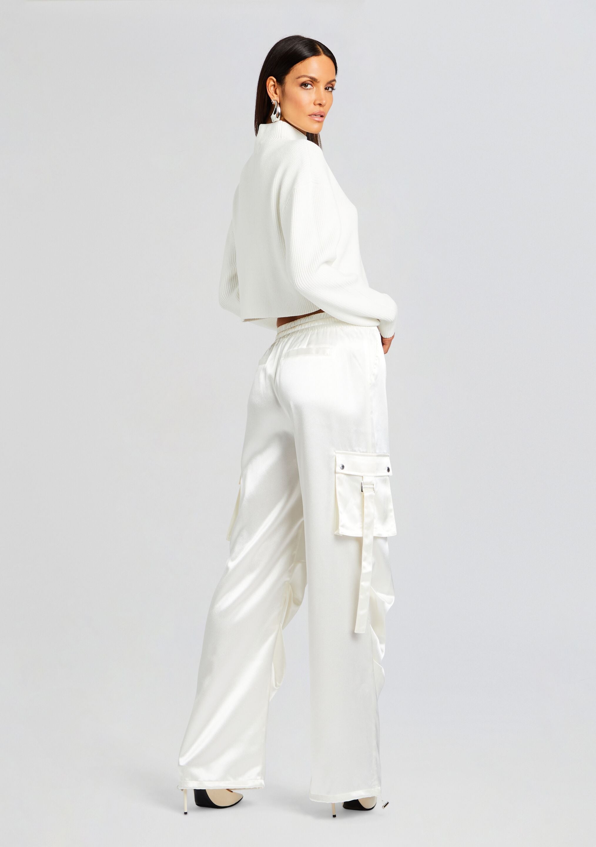 Donna Mid Cropped Sweater