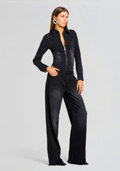 Helena Denim Bodysuit
