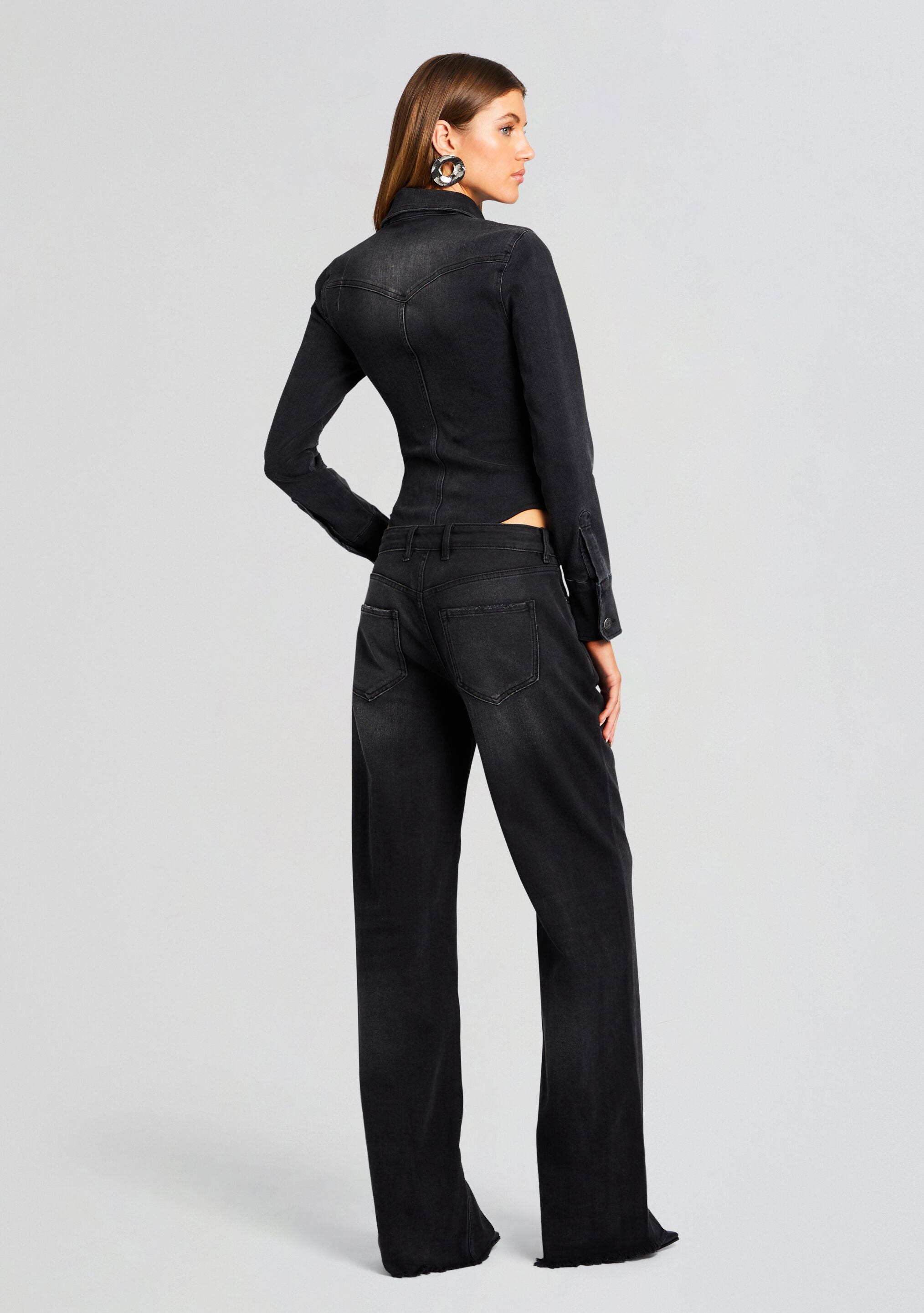 Helena Denim Bodysuit