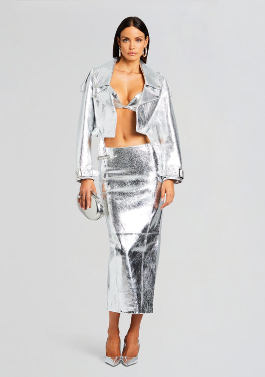 Liza Leather Skirt