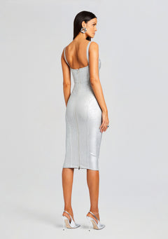Zora Coated Knit Dress