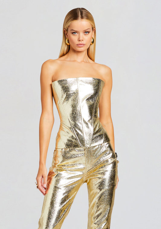 Jenesis Leather Top