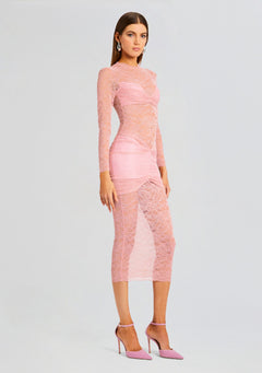 Ellie Lace Midi Dress