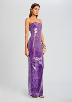 Lucia Sequin Lace Dress