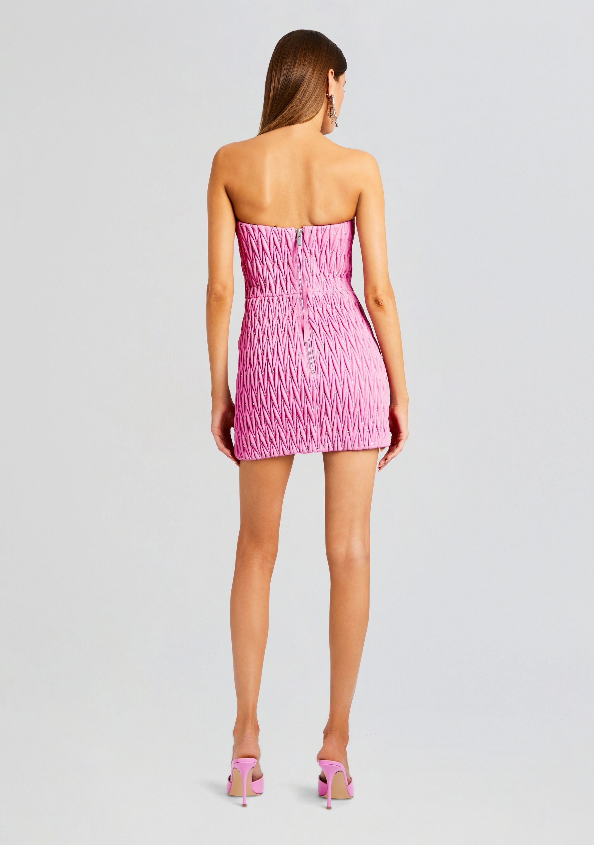Vianne Embellished Leather Dress