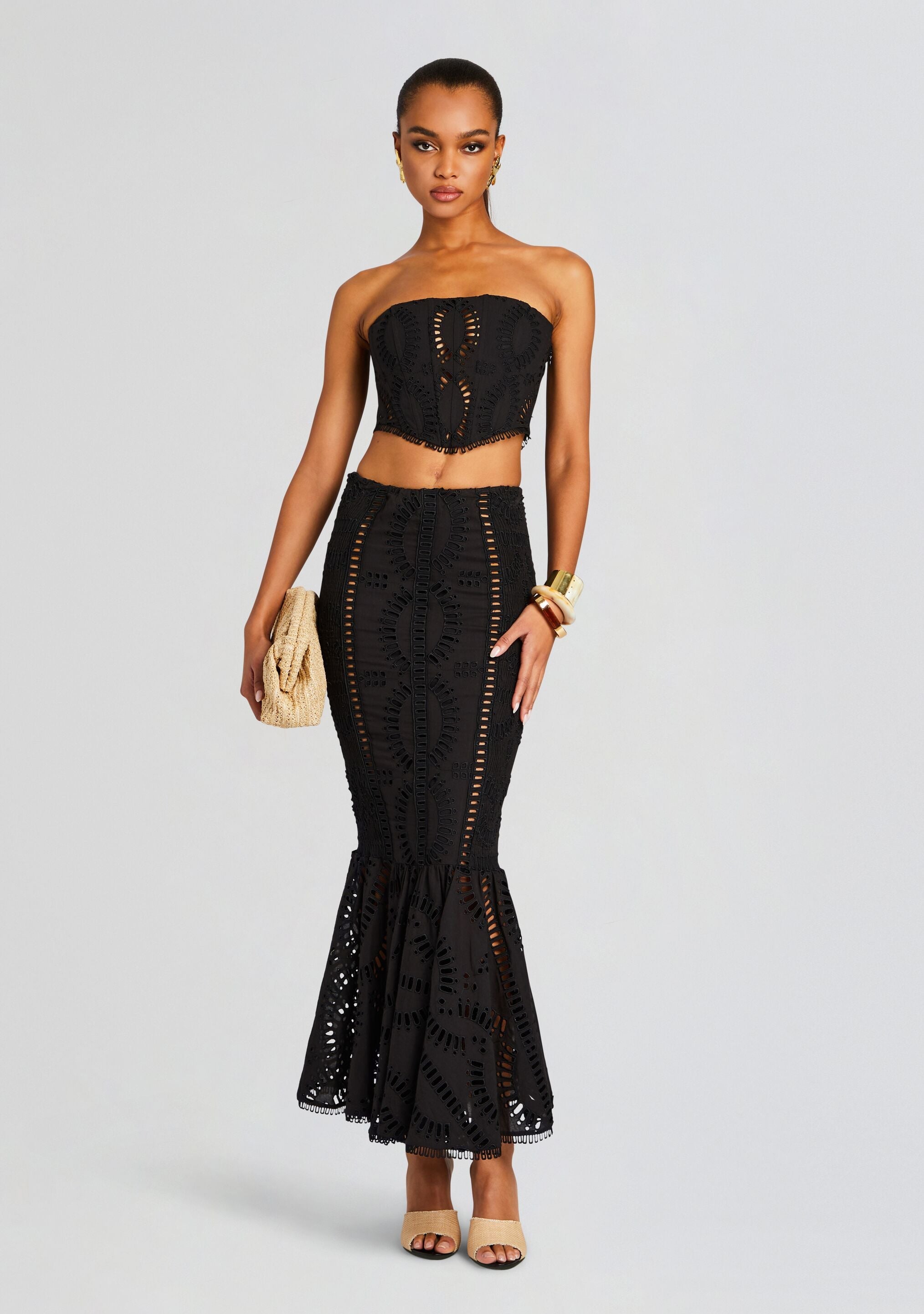 Fray Long Skirt