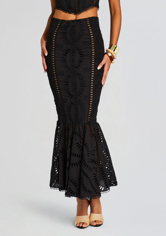 Fray Long Skirt