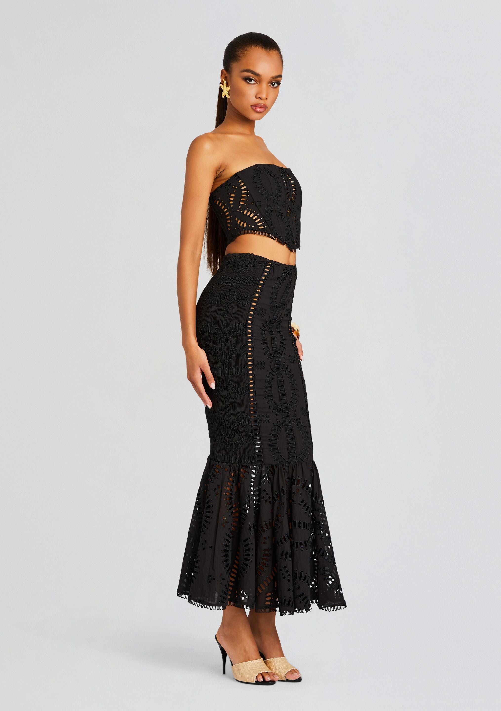 Fray Long Skirt
