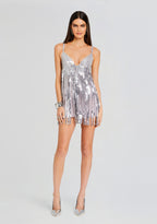 Alva Embellished Fringe Dress