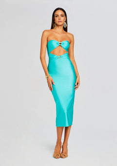 Ida Lycra Midi Dress