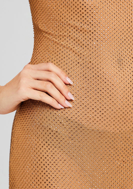 Shilo Embellished Silk Dress