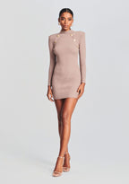 Aislinn Metallic Knit Dress