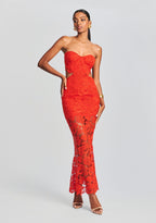 Eliza Lace Maxi Dress