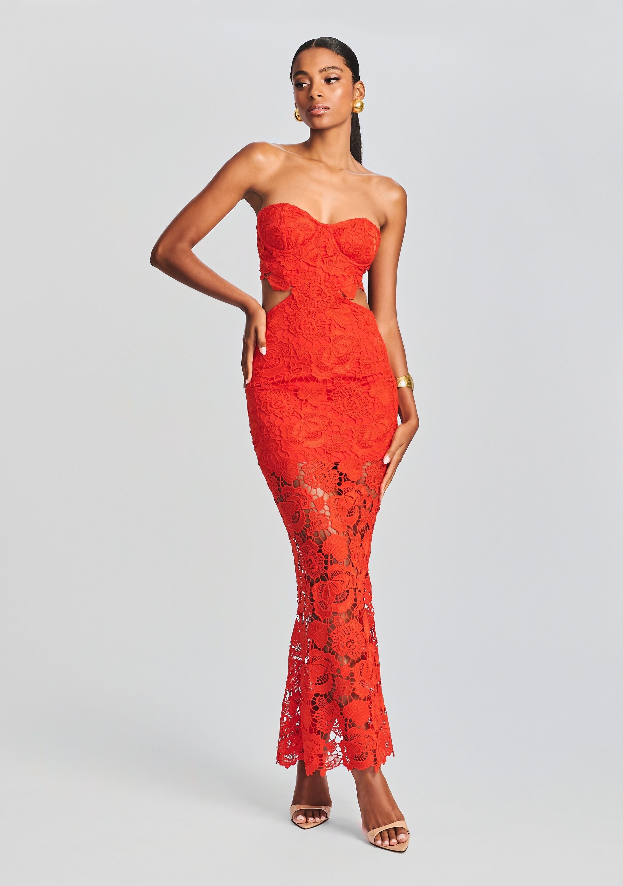 Eliza Lace Maxi Dress