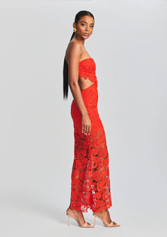 Eliza Lace Maxi Dress