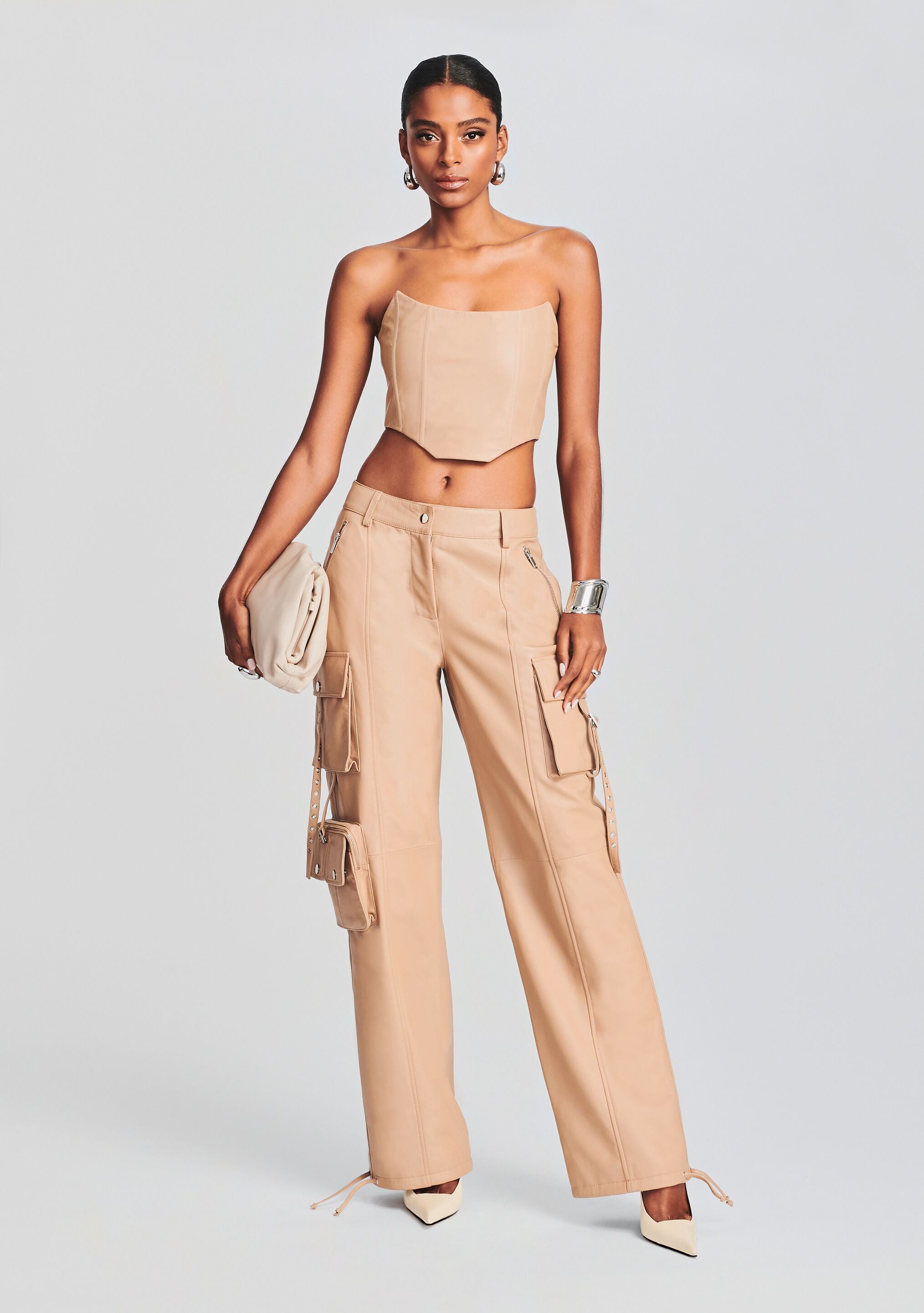 Eloise Leather Top