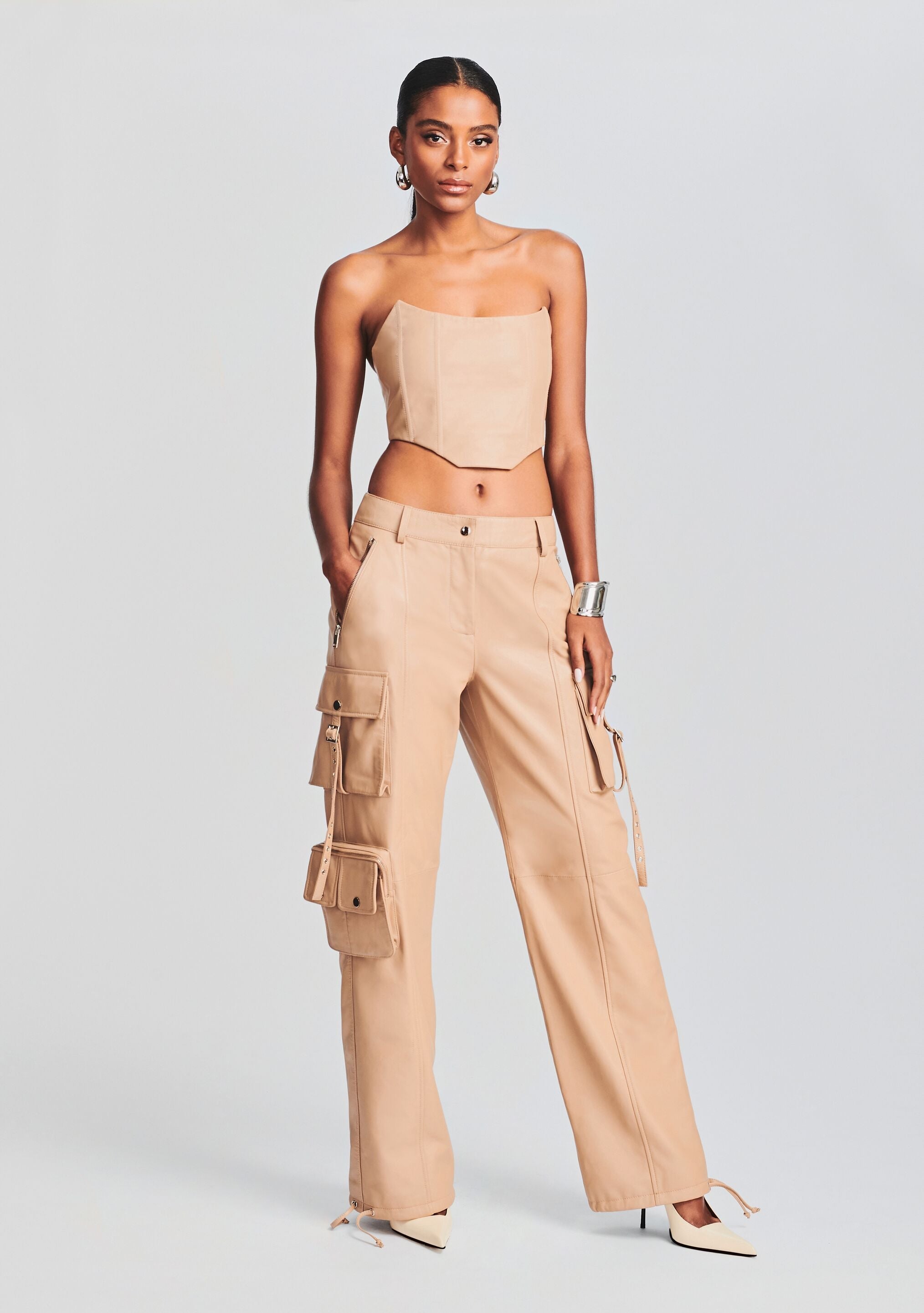 Eloise Leather Top
