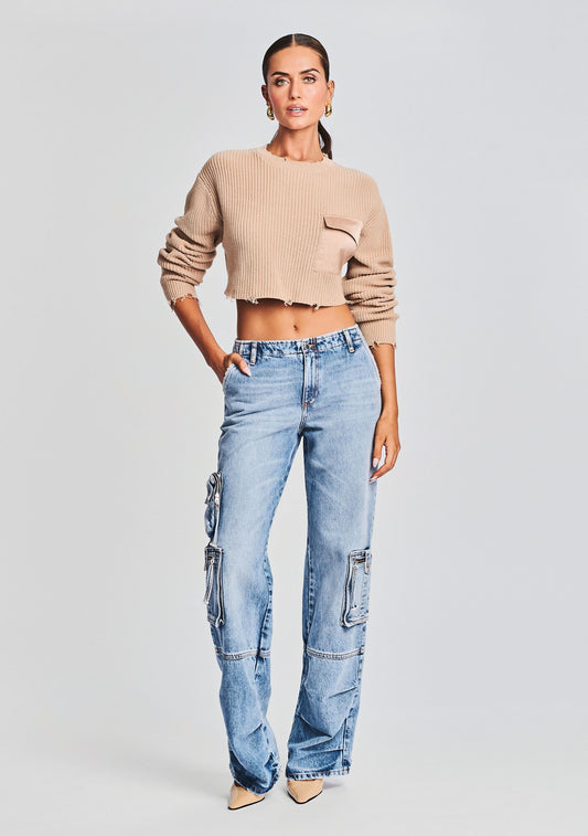 Mid Cropped Devin Sweater