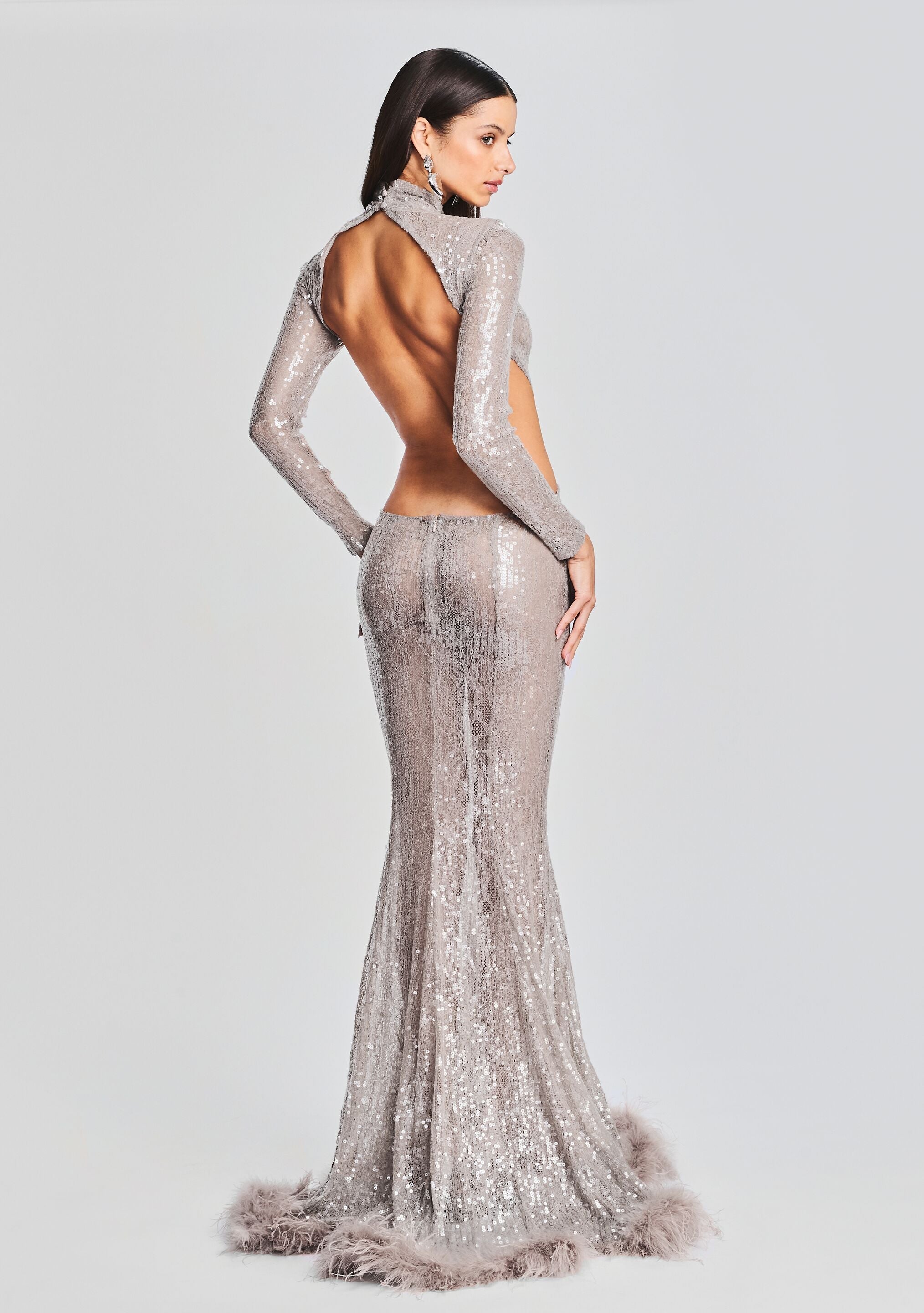Lenora Sequin Embellished Dress