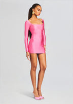 Chiara Lycra Mini Dress