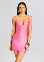 Eliana Lycra Mini Dress