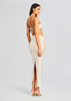 Yara Lyrca Maxi Skirt