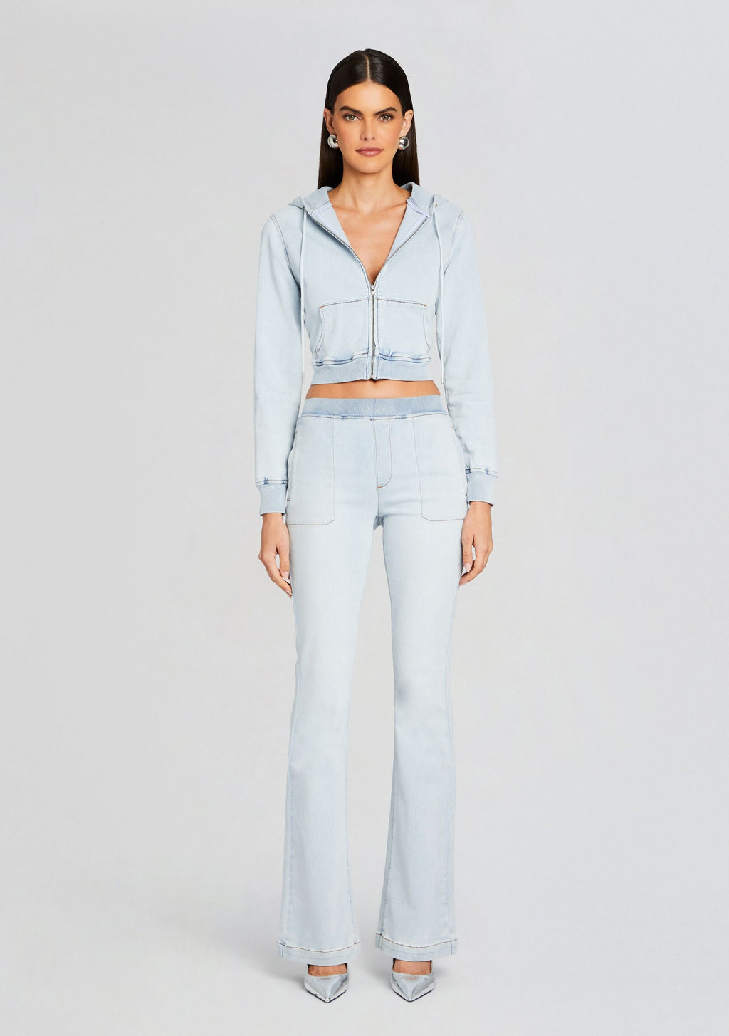Edith Terry Cropped Hoodie