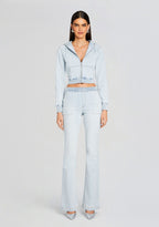 Edith Terry Cropped Hoodie