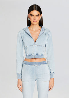 Edith Terry Cropped Hoodie