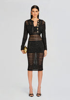 Avril Knit Crochet Dress
