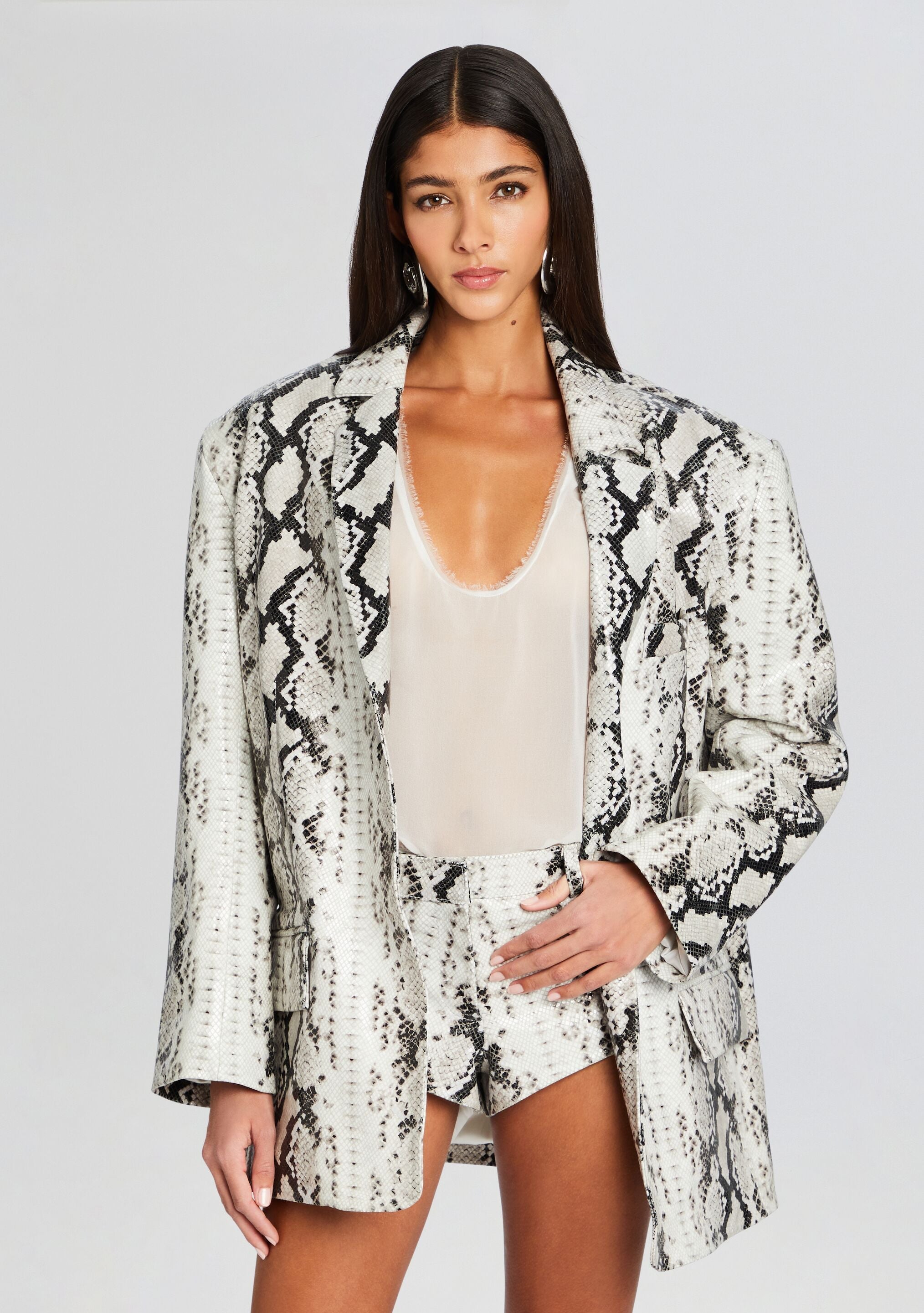 Chloe Leather Blazer