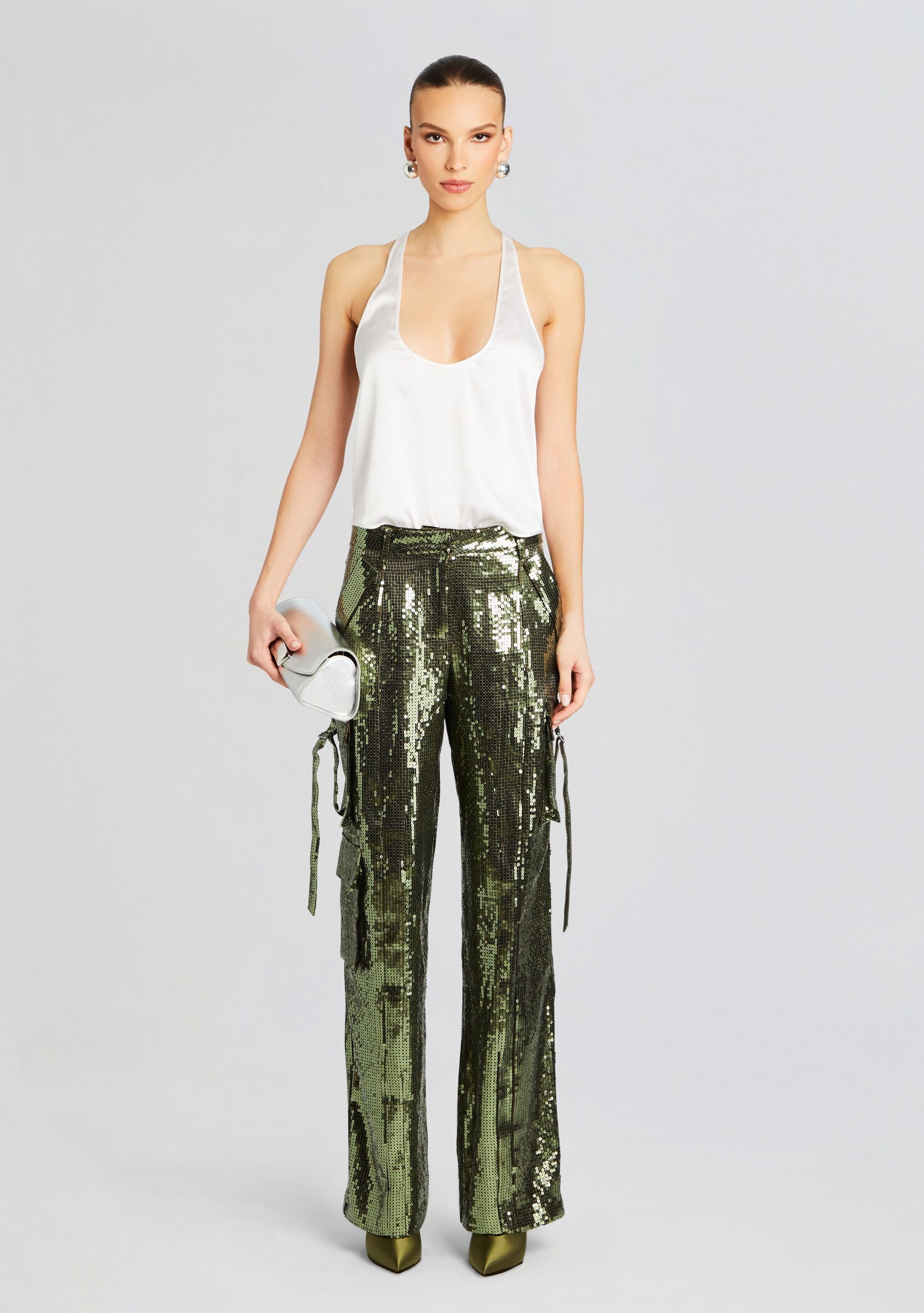 André Cargo Sequin Pant