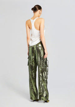 André Cargo Sequin Pant